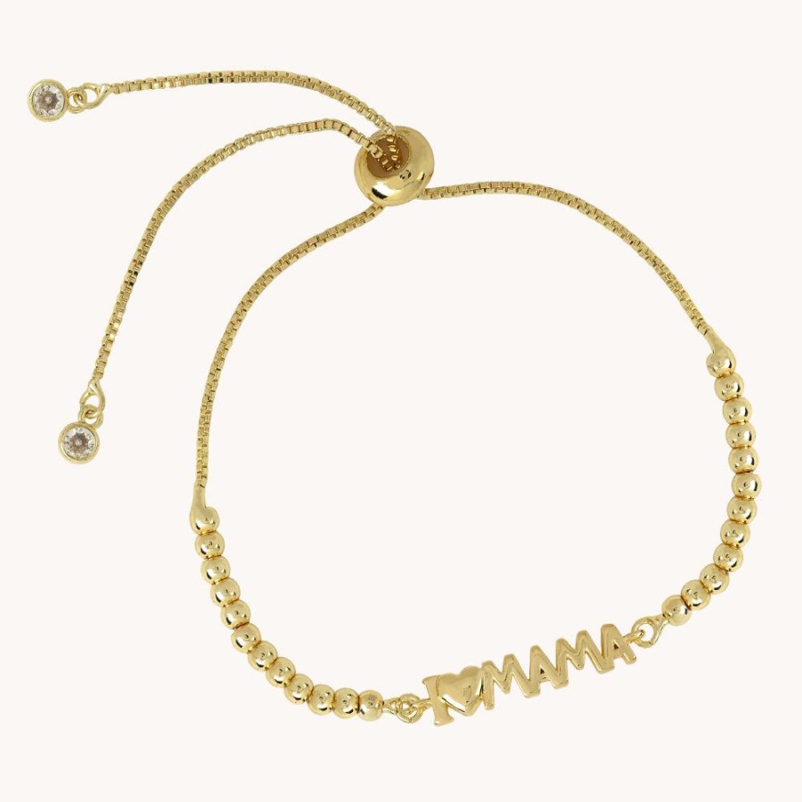 Joyas Bohoo Accesorios Regulables | Pulsera Mama Dorado