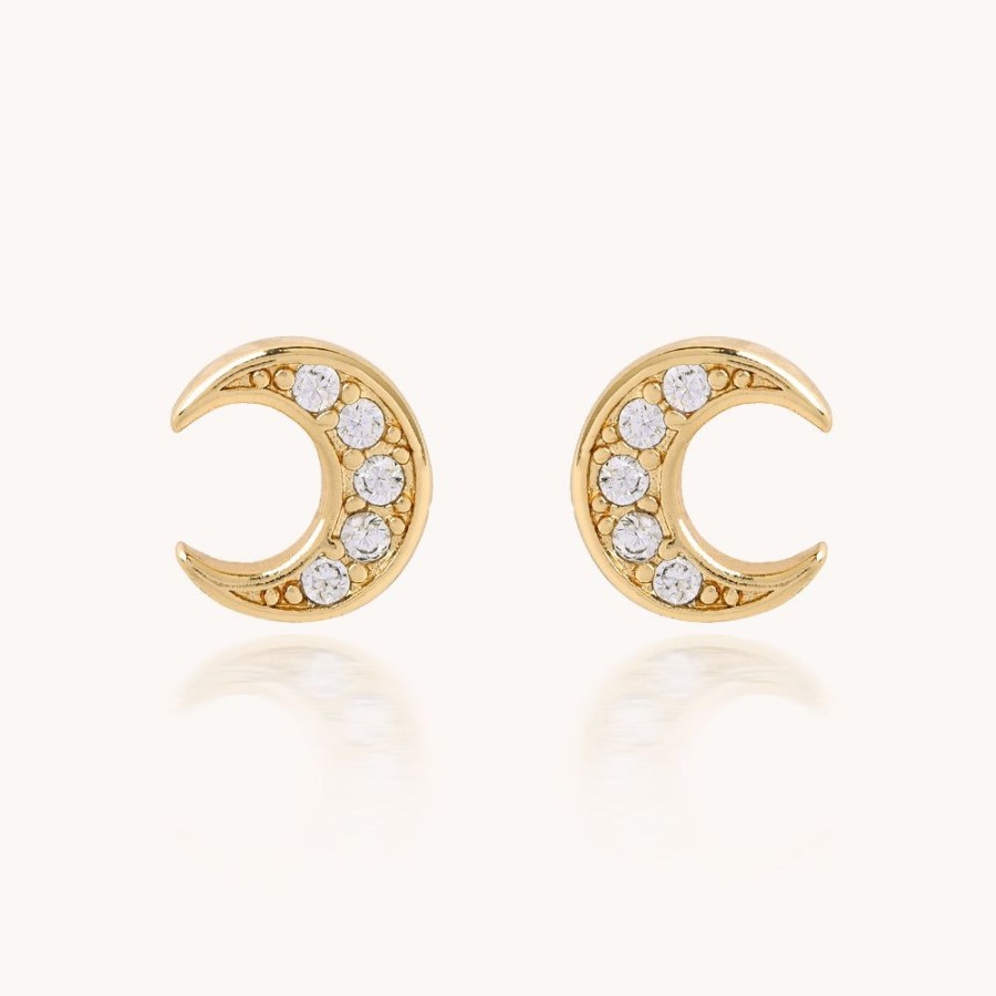 Joyas Bohoo Accesorios Mini Y Studs | Aretes Nahiara Dorado