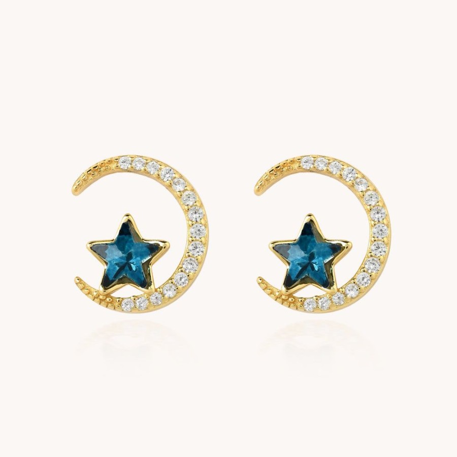 Joyas Bohoo Accesorios Mini Y Studs | Aretes Altair Dorado