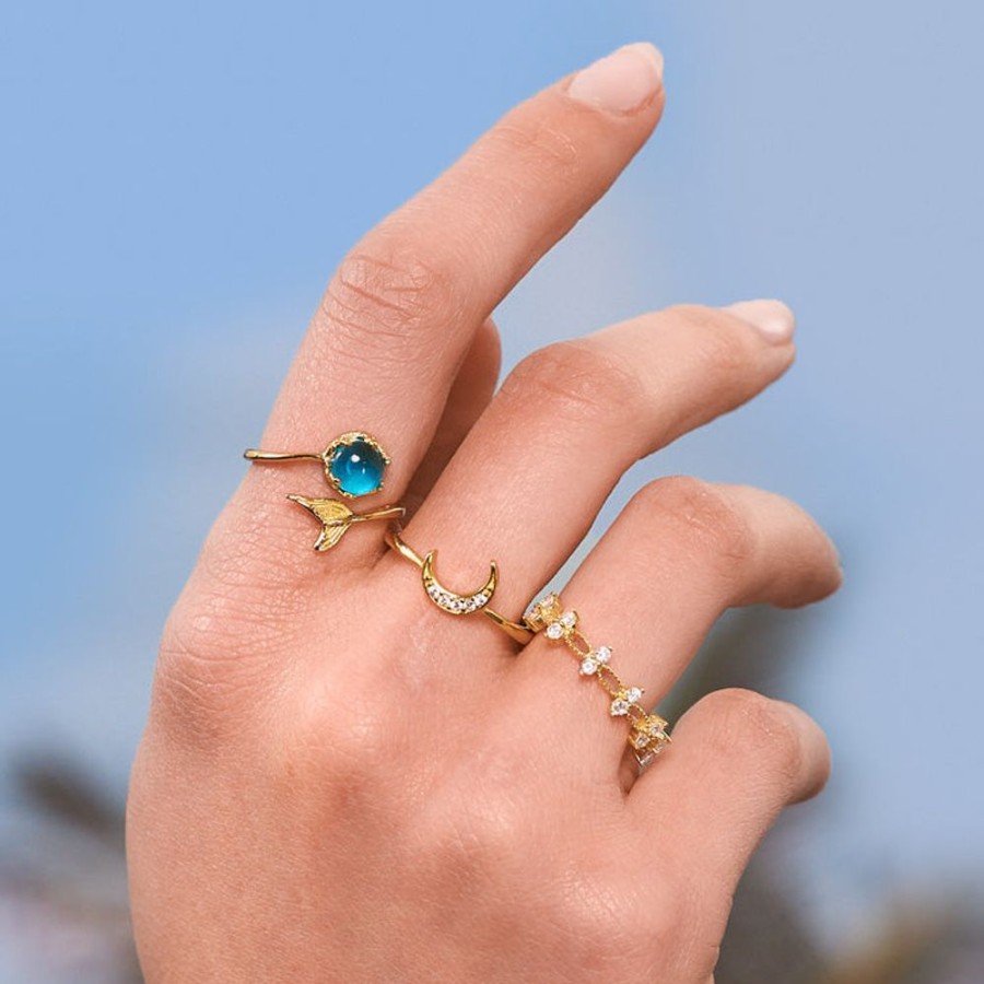 Joyas Bohoo Accesorios Anillos De Moda | Anillo Turquoise