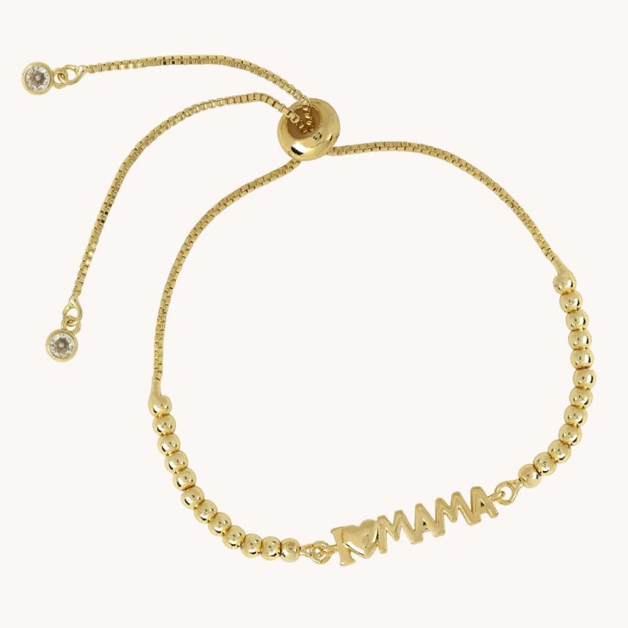 Joyas Bohoo Accesorios Todo Pulseras | Pulsera Mama Dorado