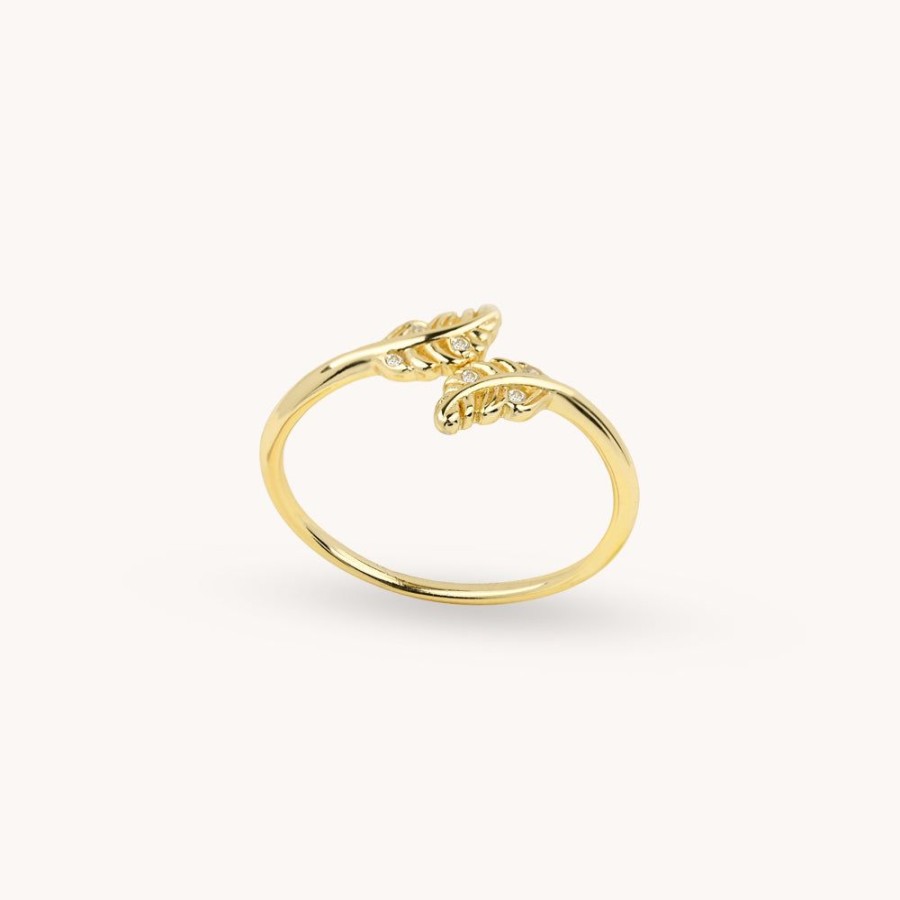 Joyas Bohoo Accesorios Todo Anillos | Anillo Golden Leafs