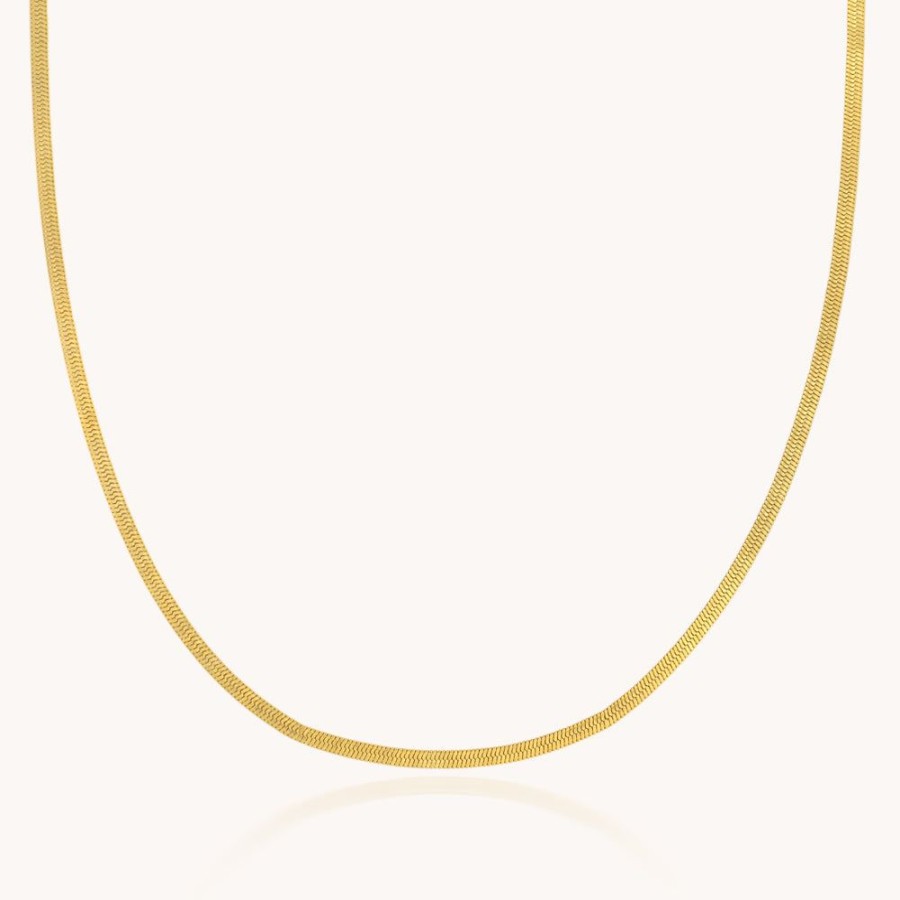 Joyas Bohoo Accesorios Todo Collares | Cadena Golden Snake Dorado