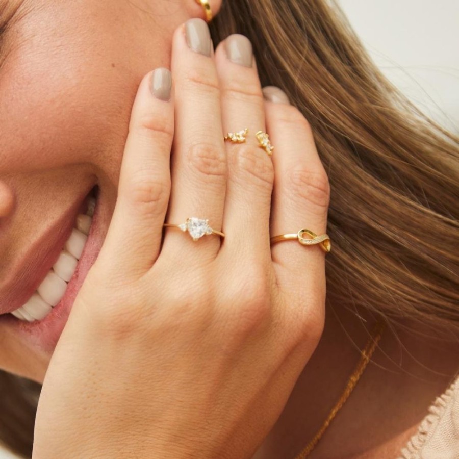 Joyas Bohoo Accesorios Anillos De Moda | Anillo Infinity