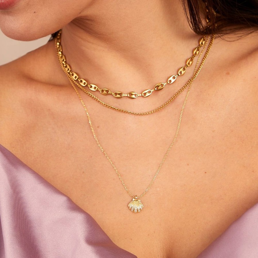 Joyas Bohoo Accesorios Chokers | Collar Double Golden Dorado